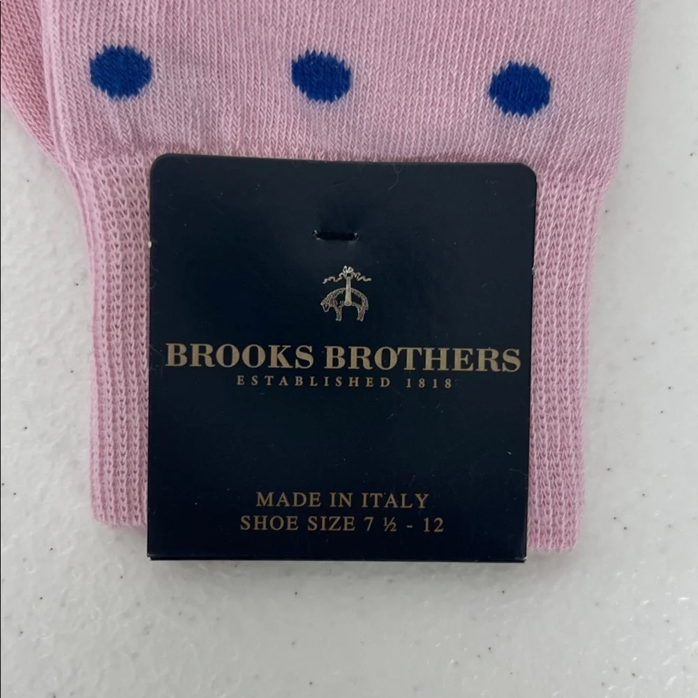 Men's Colorful Sock Bundle Blue Q, Brooks Brothers, Sock Society 3 Pair NIP